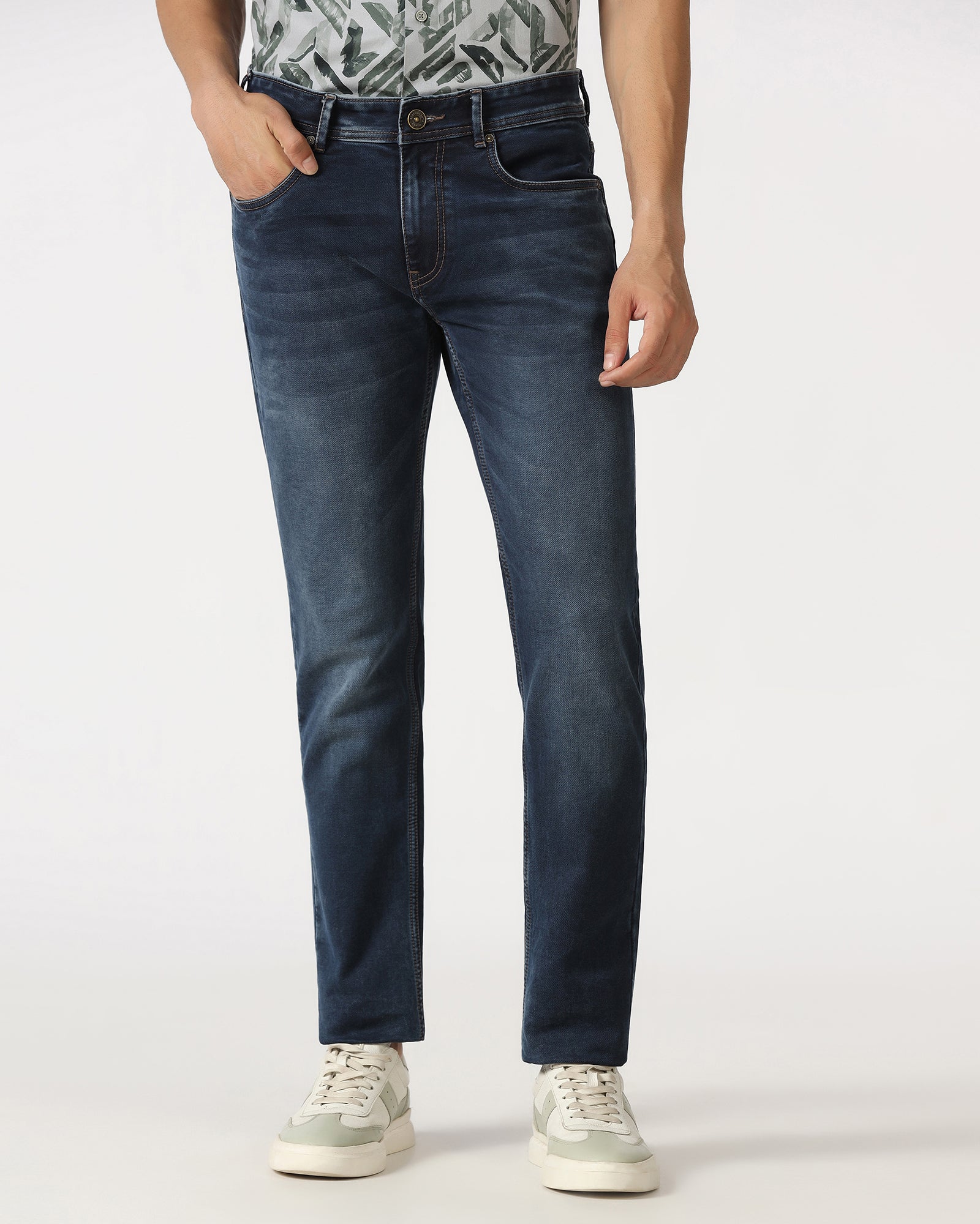 Indigo Super Clean Slim Fit Jeans - Rios