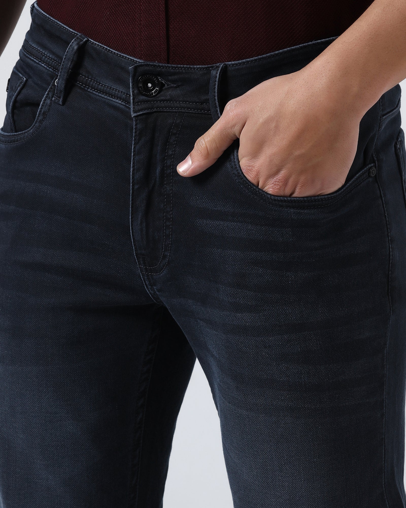 Indigo Super Clean Straight Comfort Jeans - Carsten