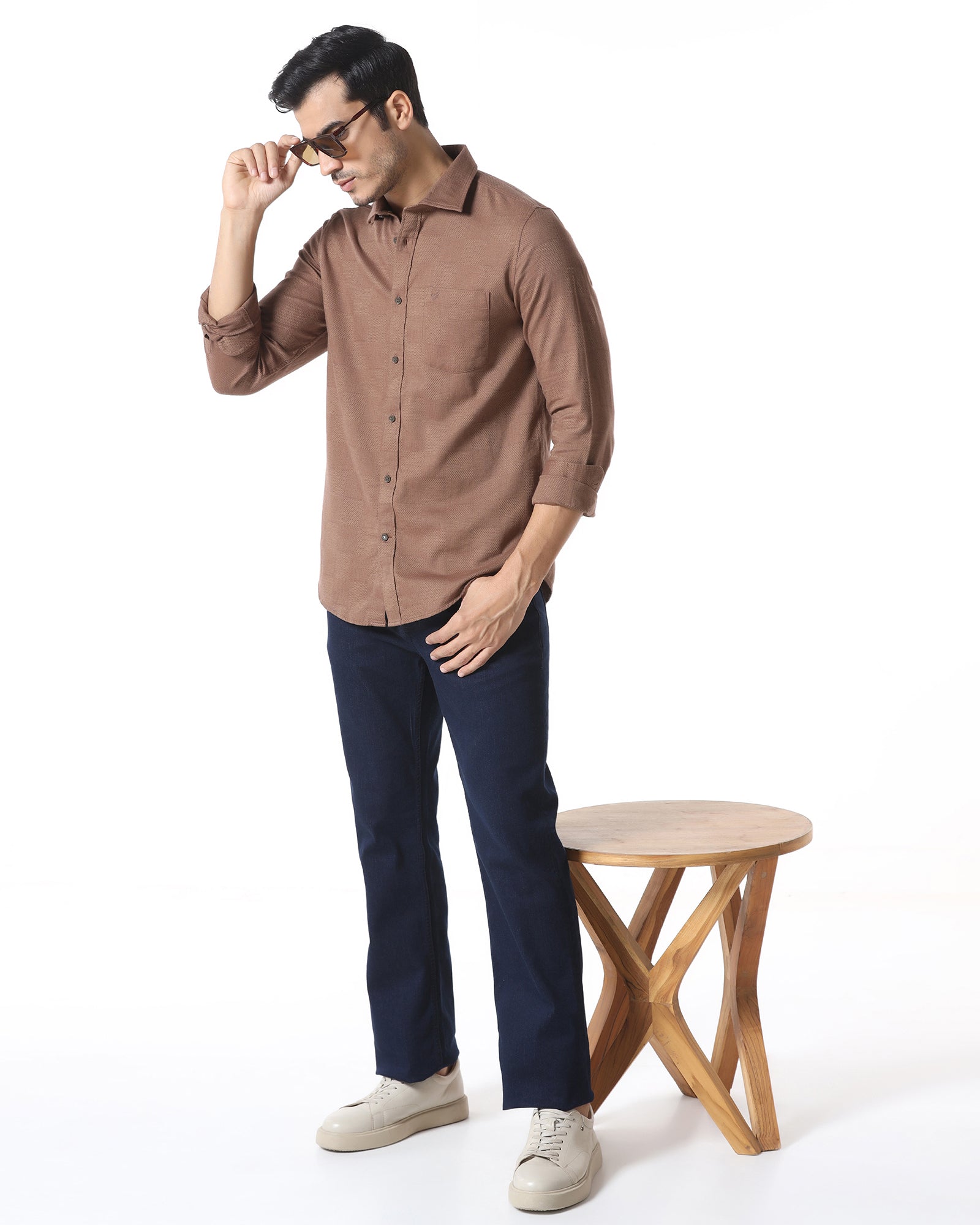 Indigo Super Clean Straight Comfort Jeans - Lance