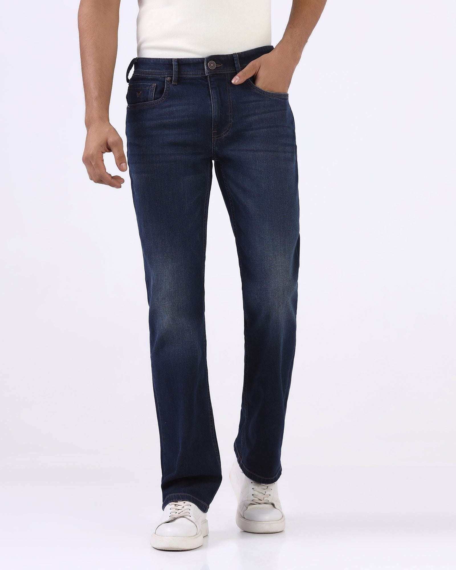 Indigo Super Clean Straight Comfort Jeans - Tobias
