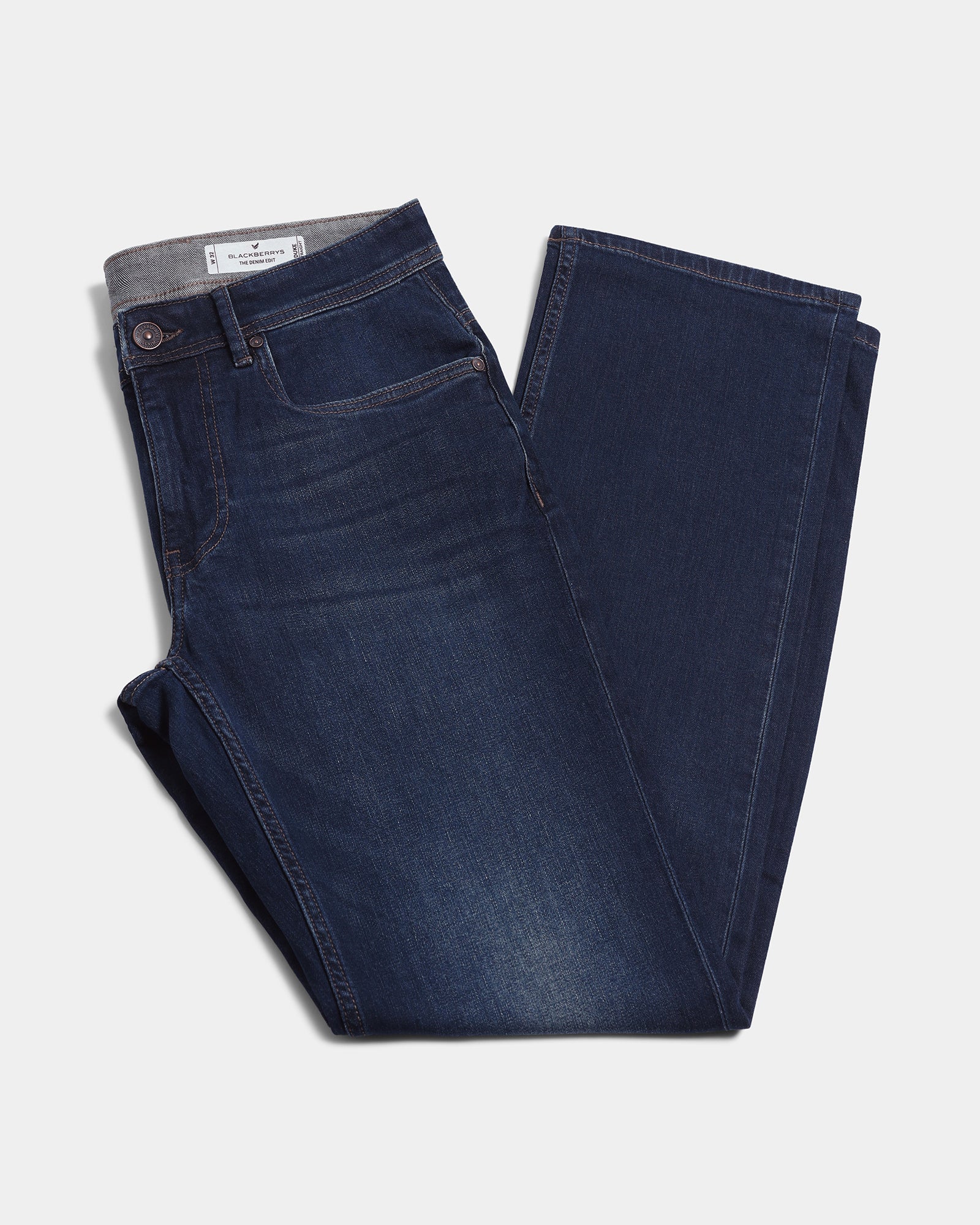 Indigo Super Clean Straight Comfort Jeans - Tobias