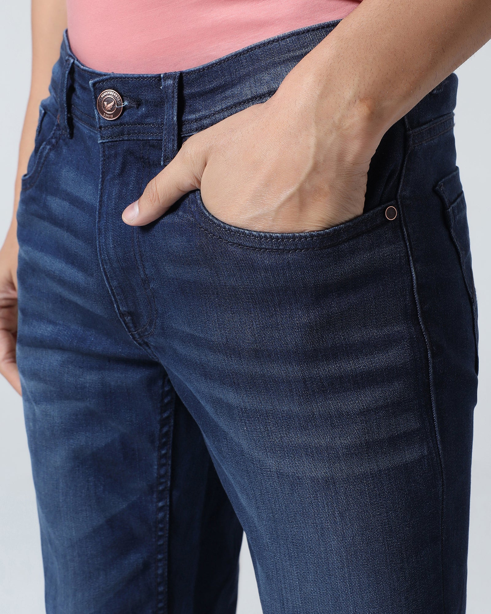 Indigo Superflex Slim Comfort Jeans - Hugh