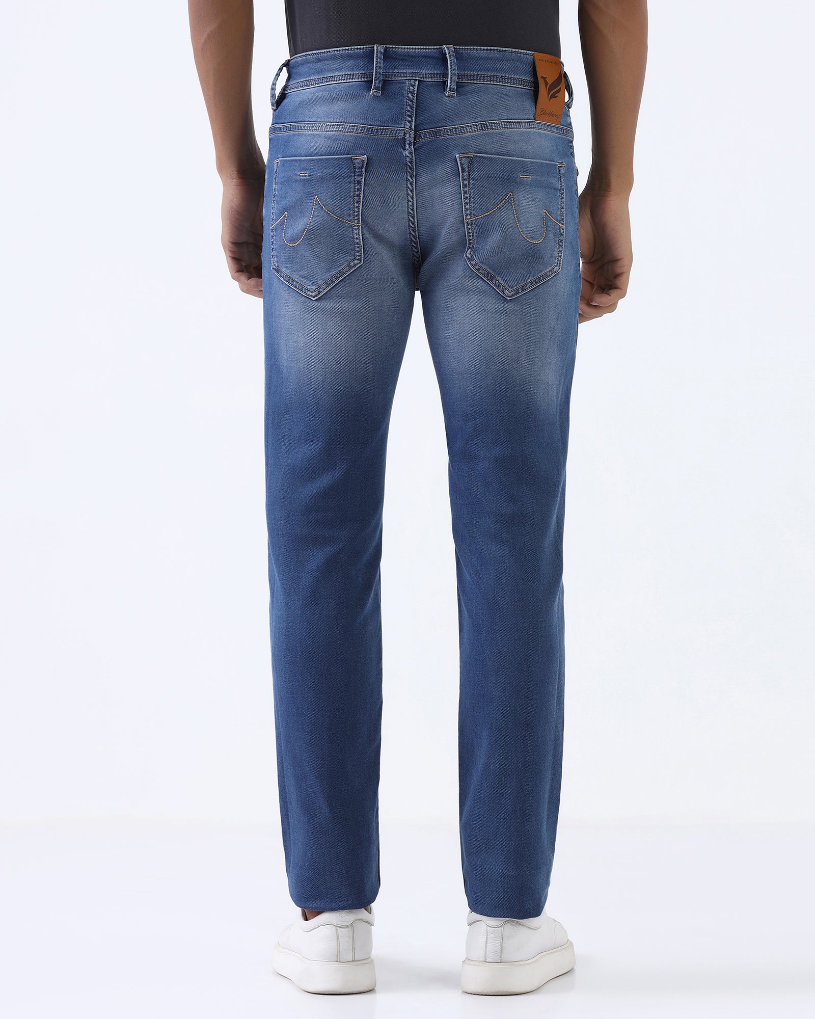 Indigo Superflex Slim Fit Jeans - Aidan