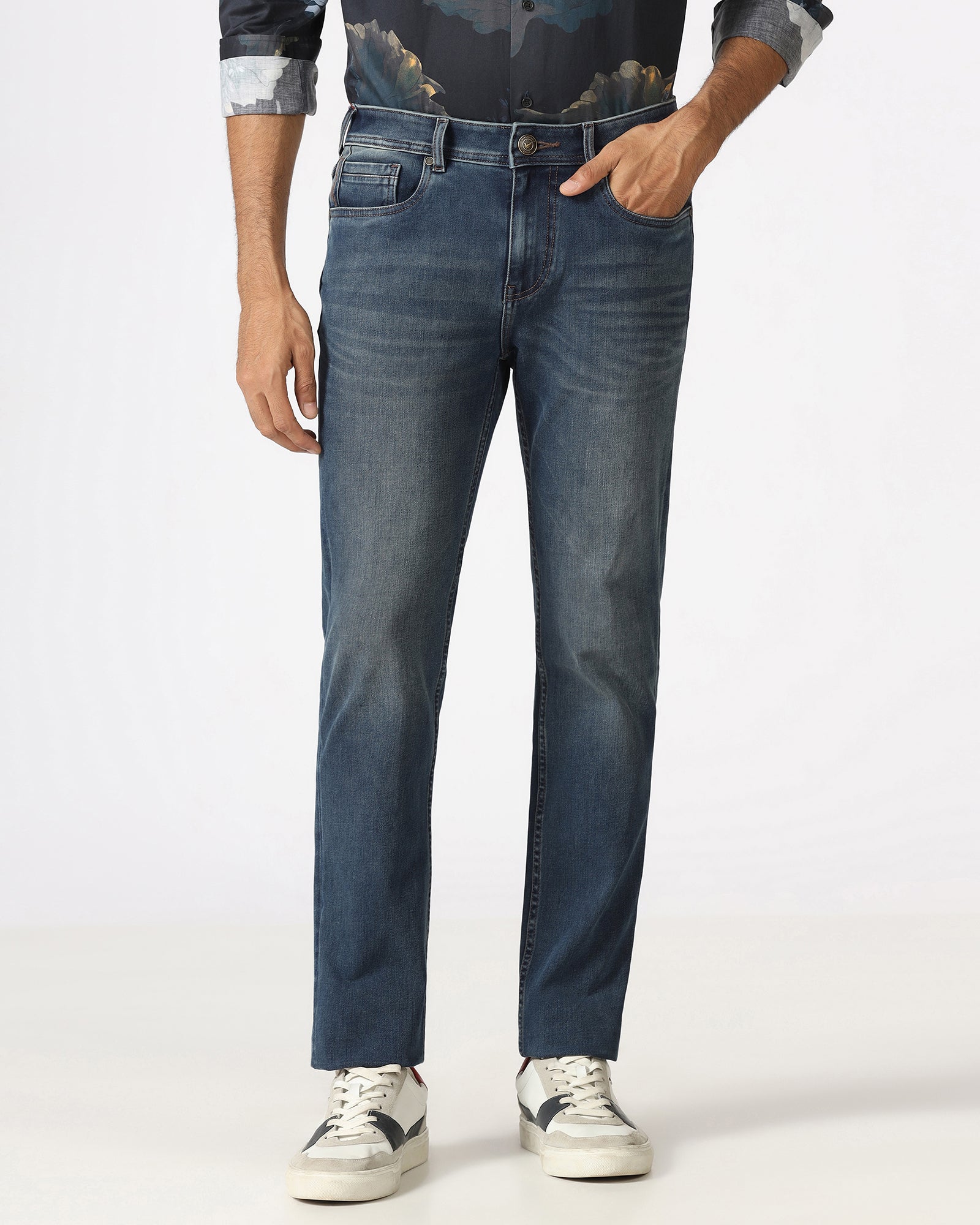 Indigo Superflex Slim Fit Jeans - Harper