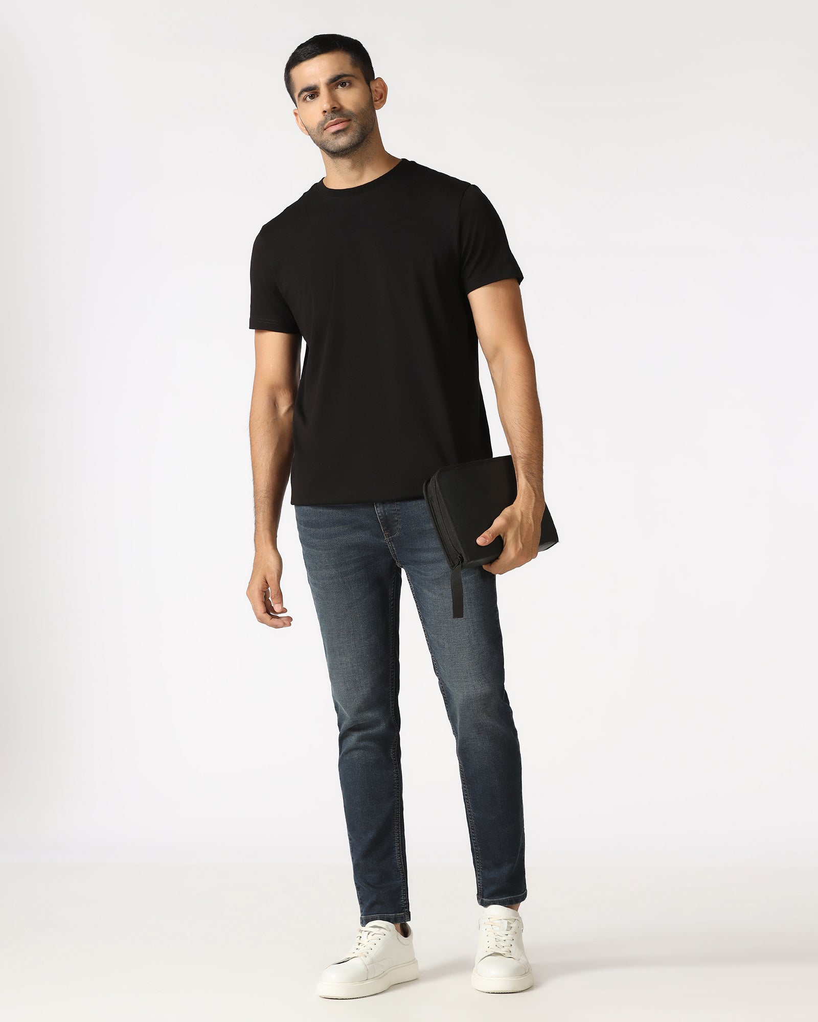 Indigo Ultrasoft Skinny Cropped Jeans - Lothar