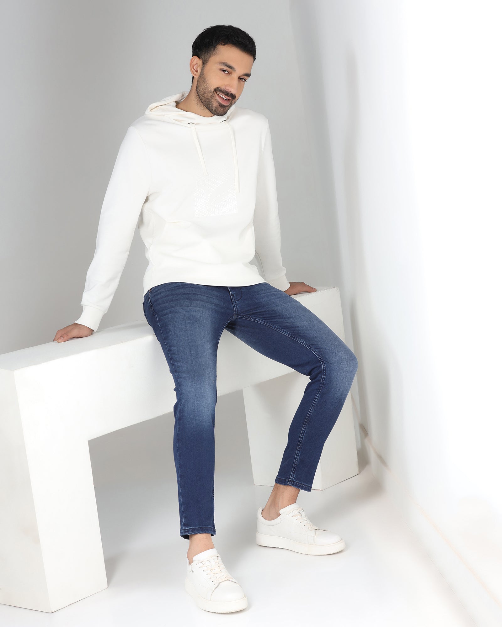 Indigo Ultrasoft Skinny Cropped Jeans - Rochus