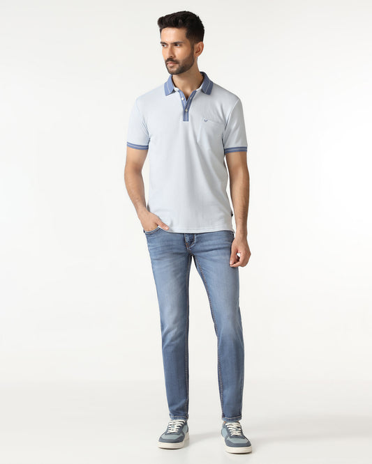 Buy Indigo Ultrasoft Skinny Cropped Jeans from Blackberrys