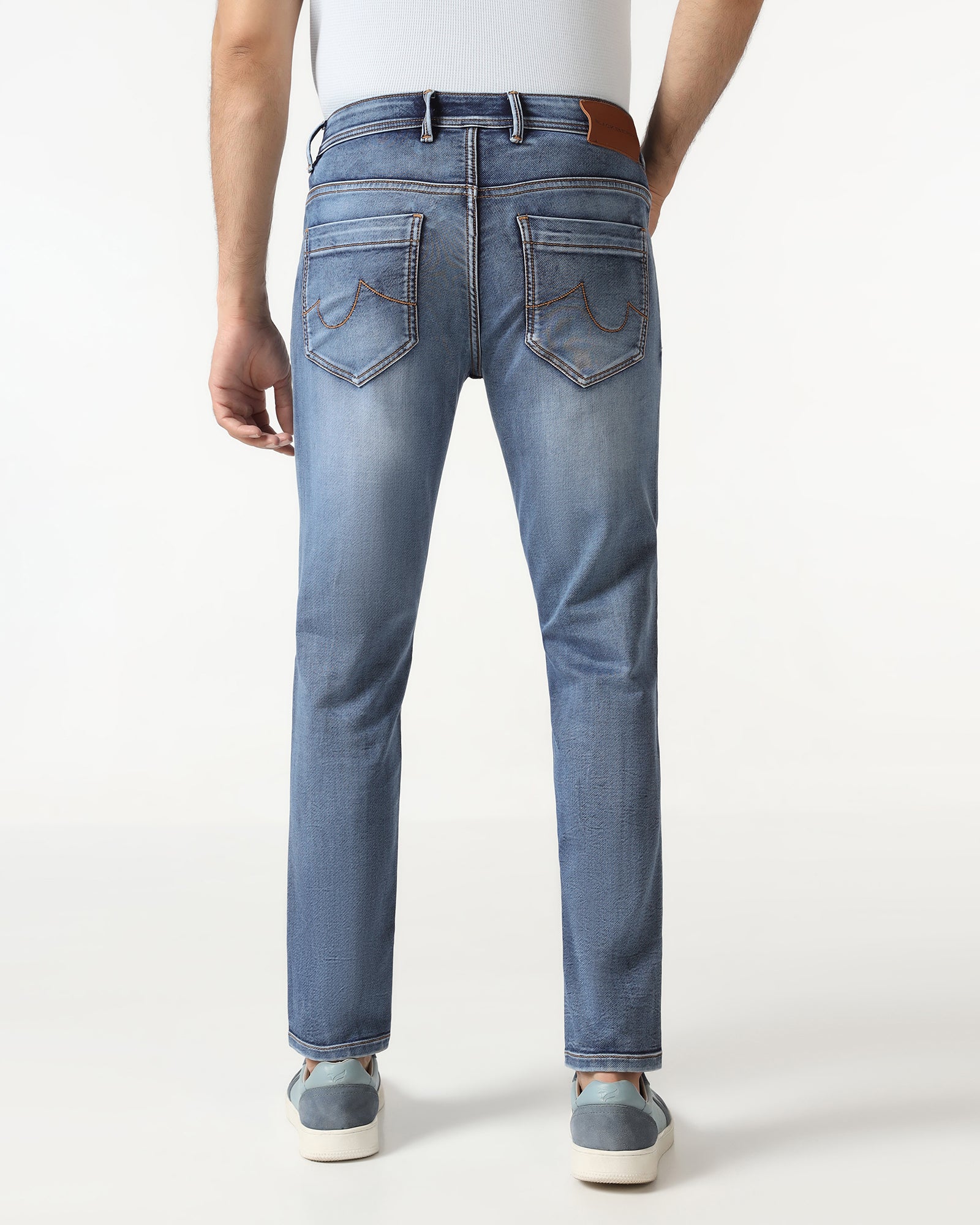 Indigo Ultrasoft Skinny Cropped Jeans - Rudolf