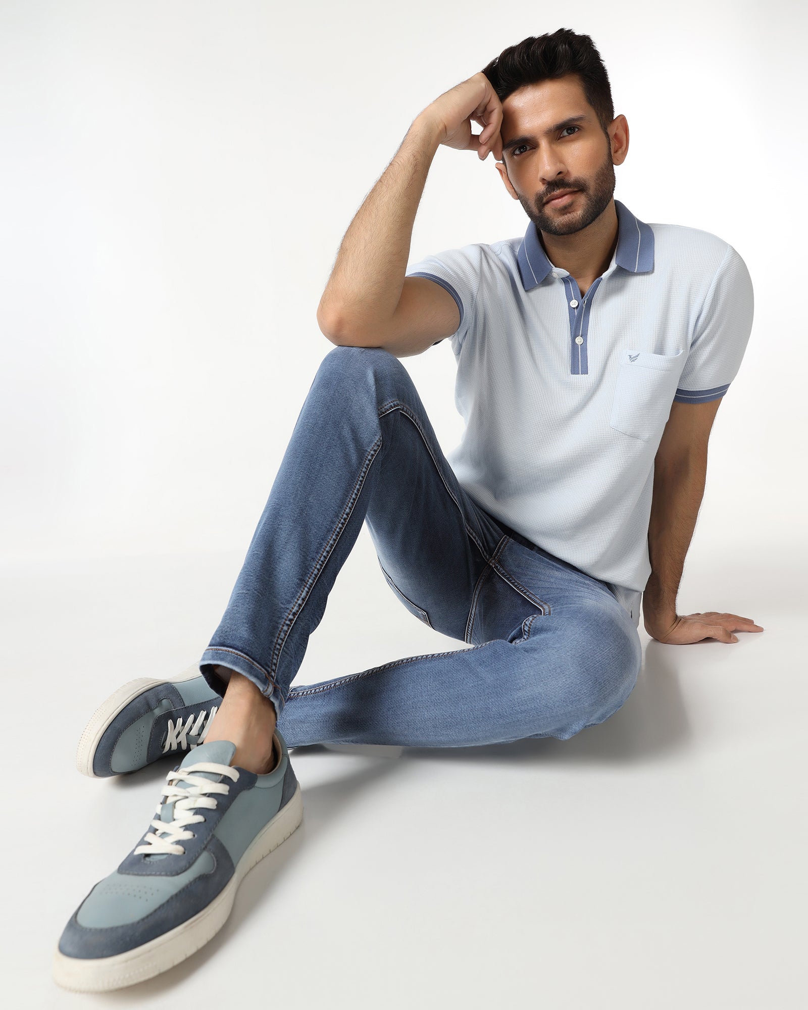 Indigo Ultrasoft Skinny Cropped Jeans - Rudolf