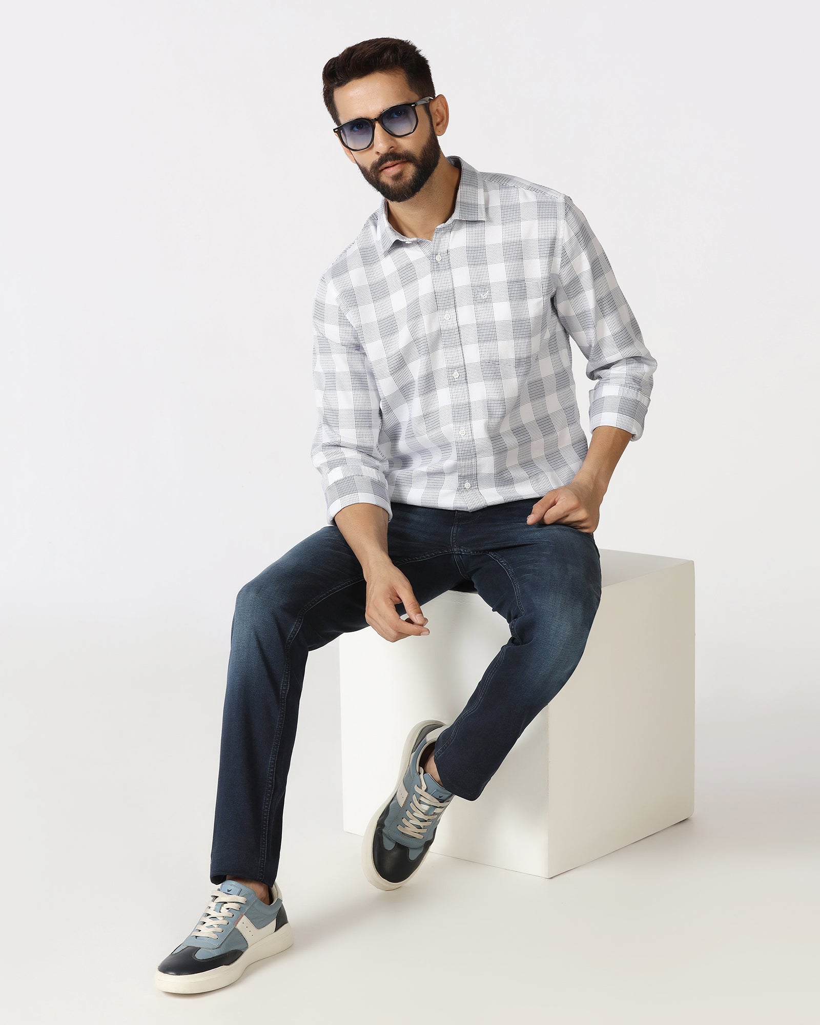 Indigo Ultrasoft Slim Comfort Jeans - Arne