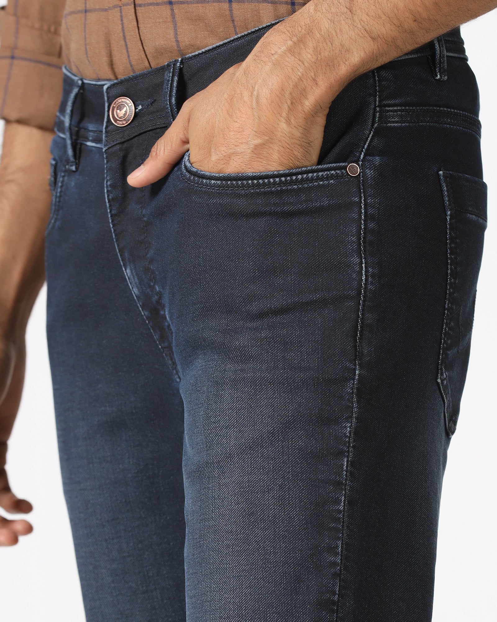 Indigo Ultrasoft Slim Comfort Jeans - Volker