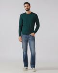 Indigo Ultrasoft Straight Comfort Jeans - Hagen