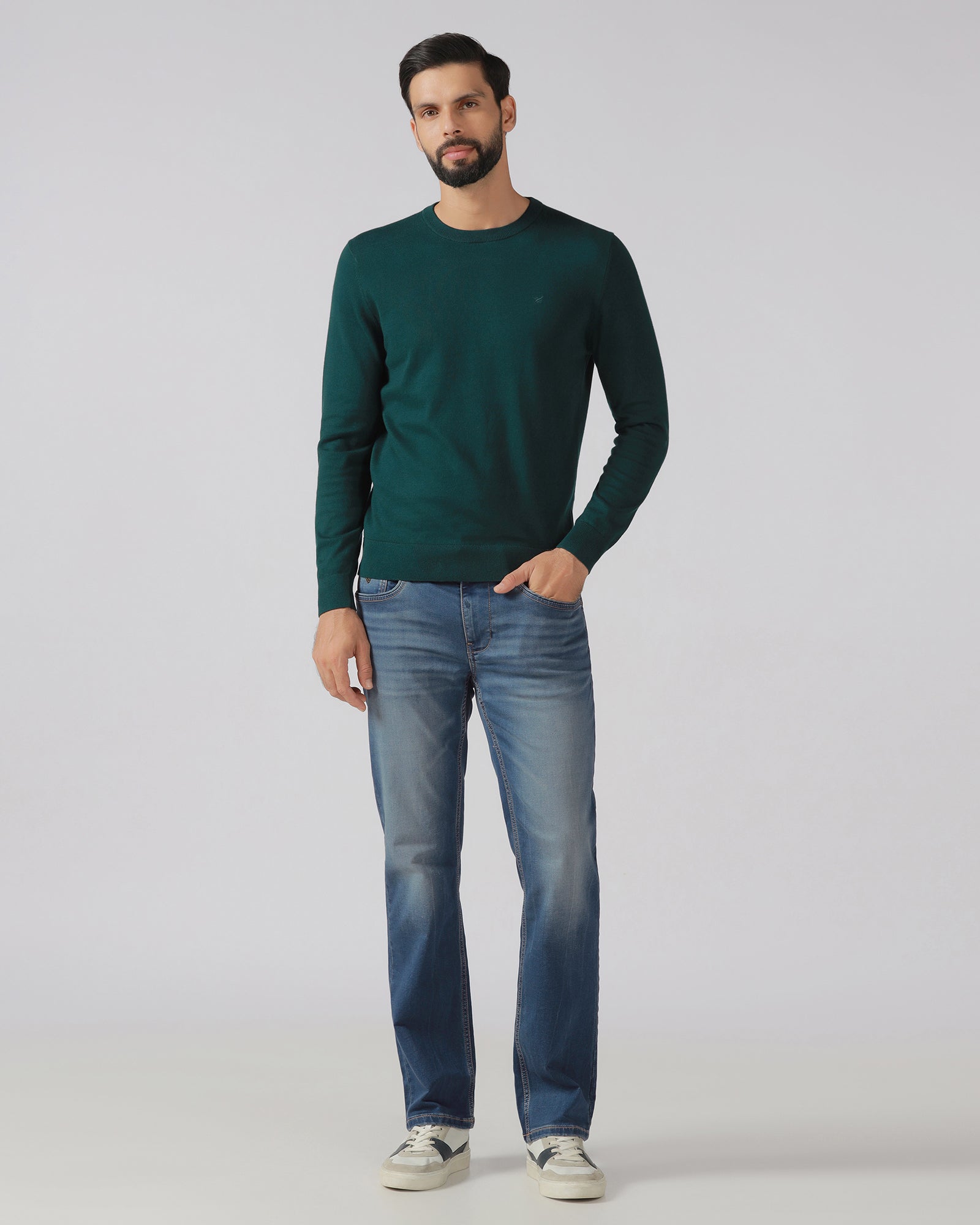 Indigo Ultrasoft Straight Comfort Jeans - Hagen