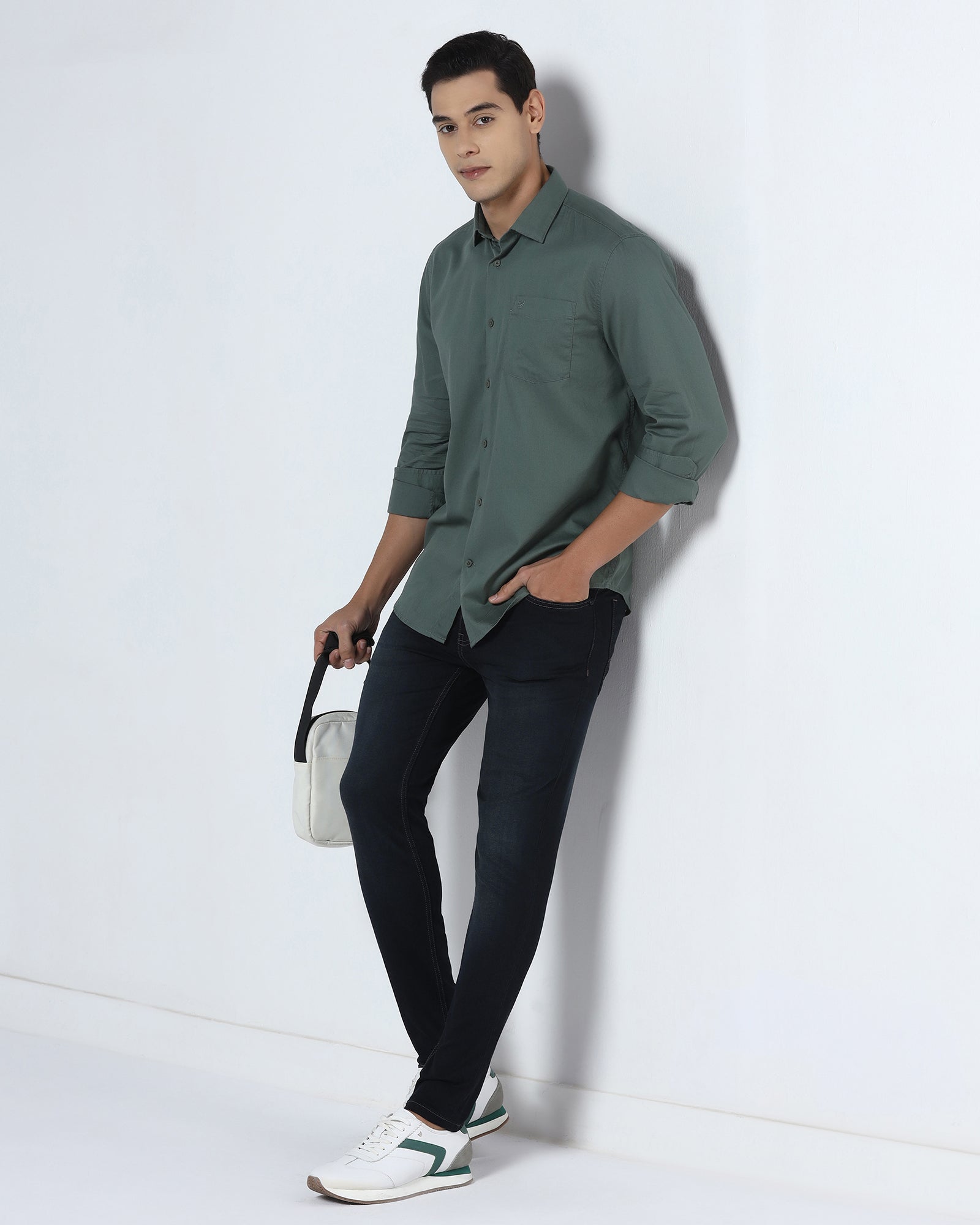 Indigo Ultrasoft Skinny Cropped Jeans - Clay