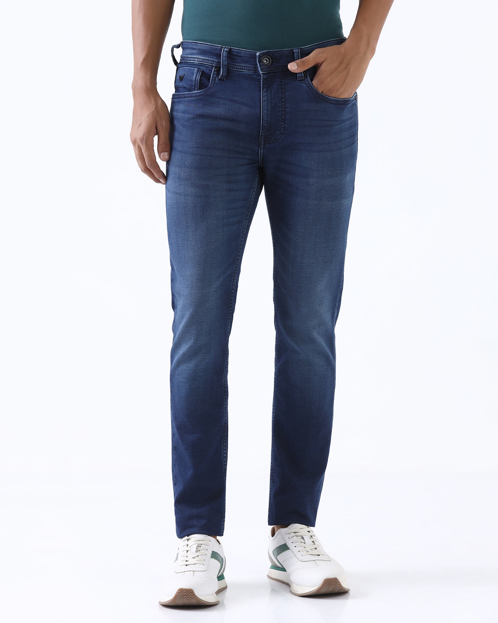Indigo Ultrasoft Skinny Cropped Jeans - Holger