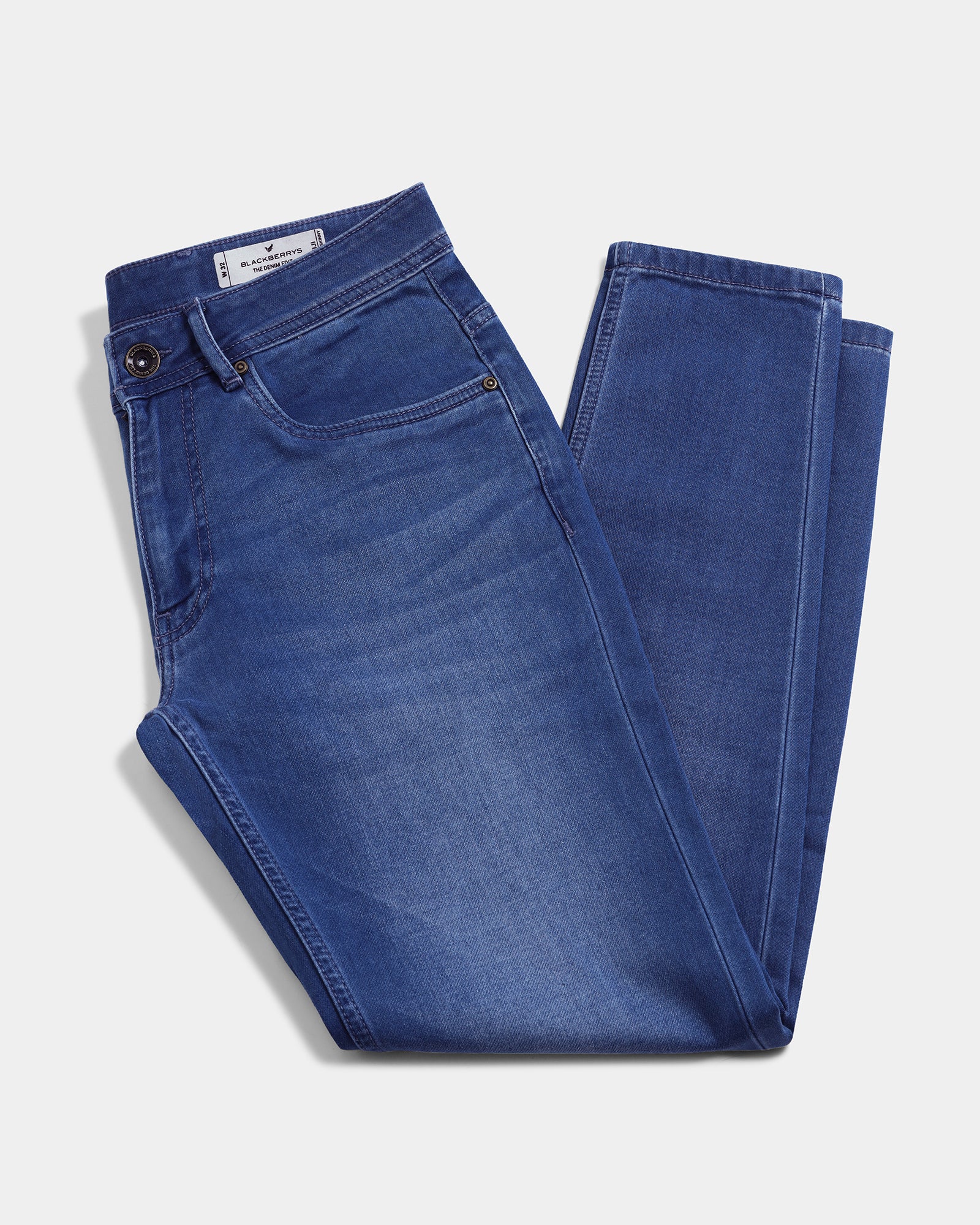 Indigo Ultrasoft Skinny Cropped Jeans - Holger