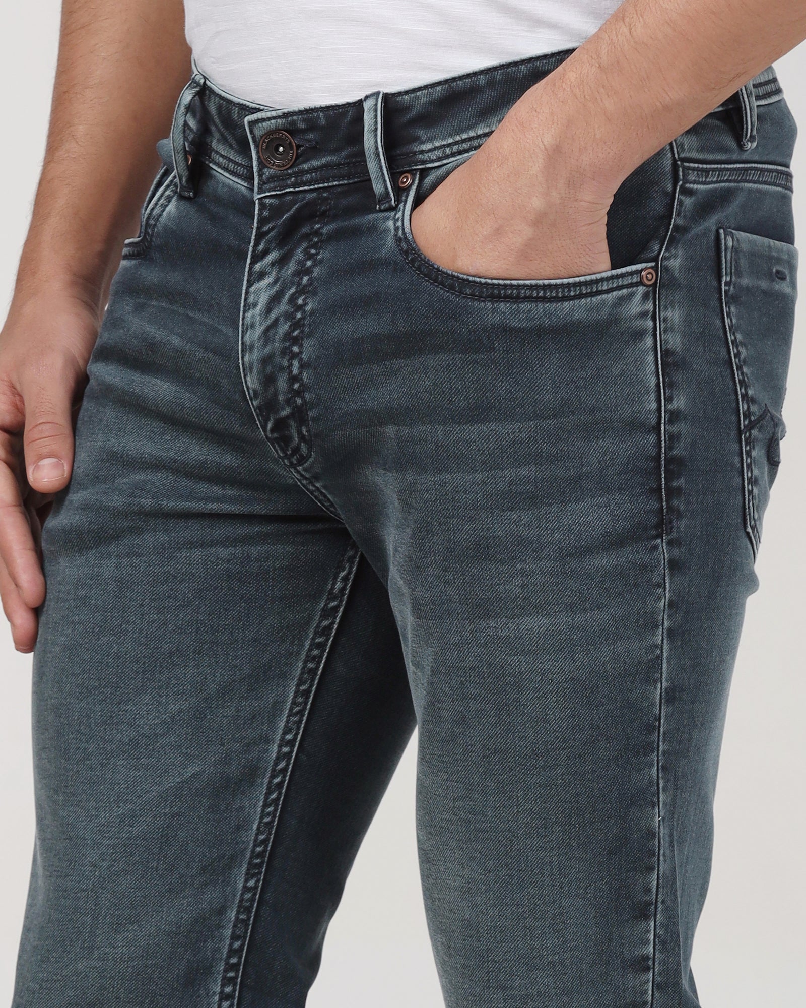 Indigo Ultrasoft Slim Fit Jeans - Alger