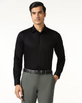 Jet Black Non Iron Solid Shirt - Sailor