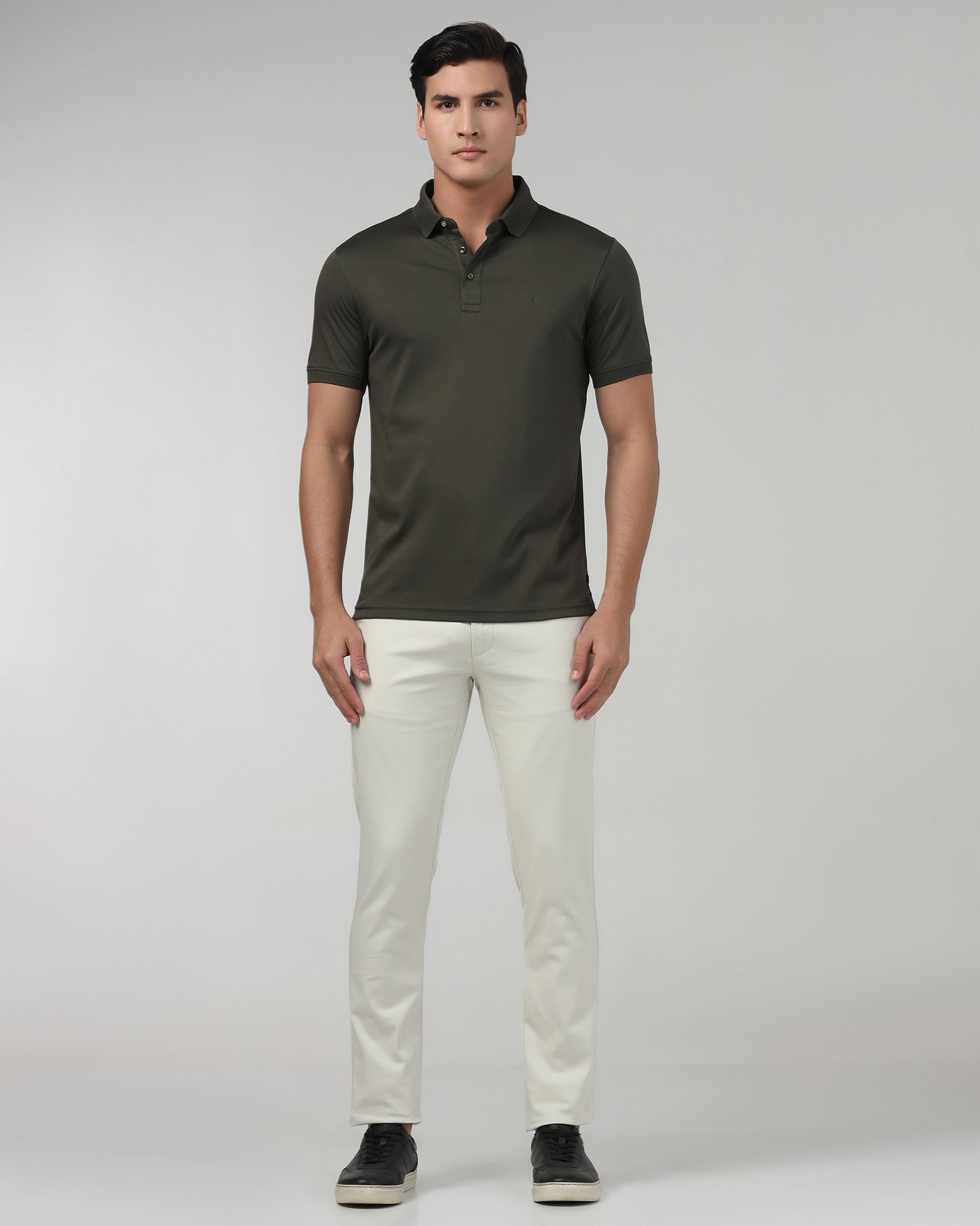 Kelp Luxe Solid Polo - Toll