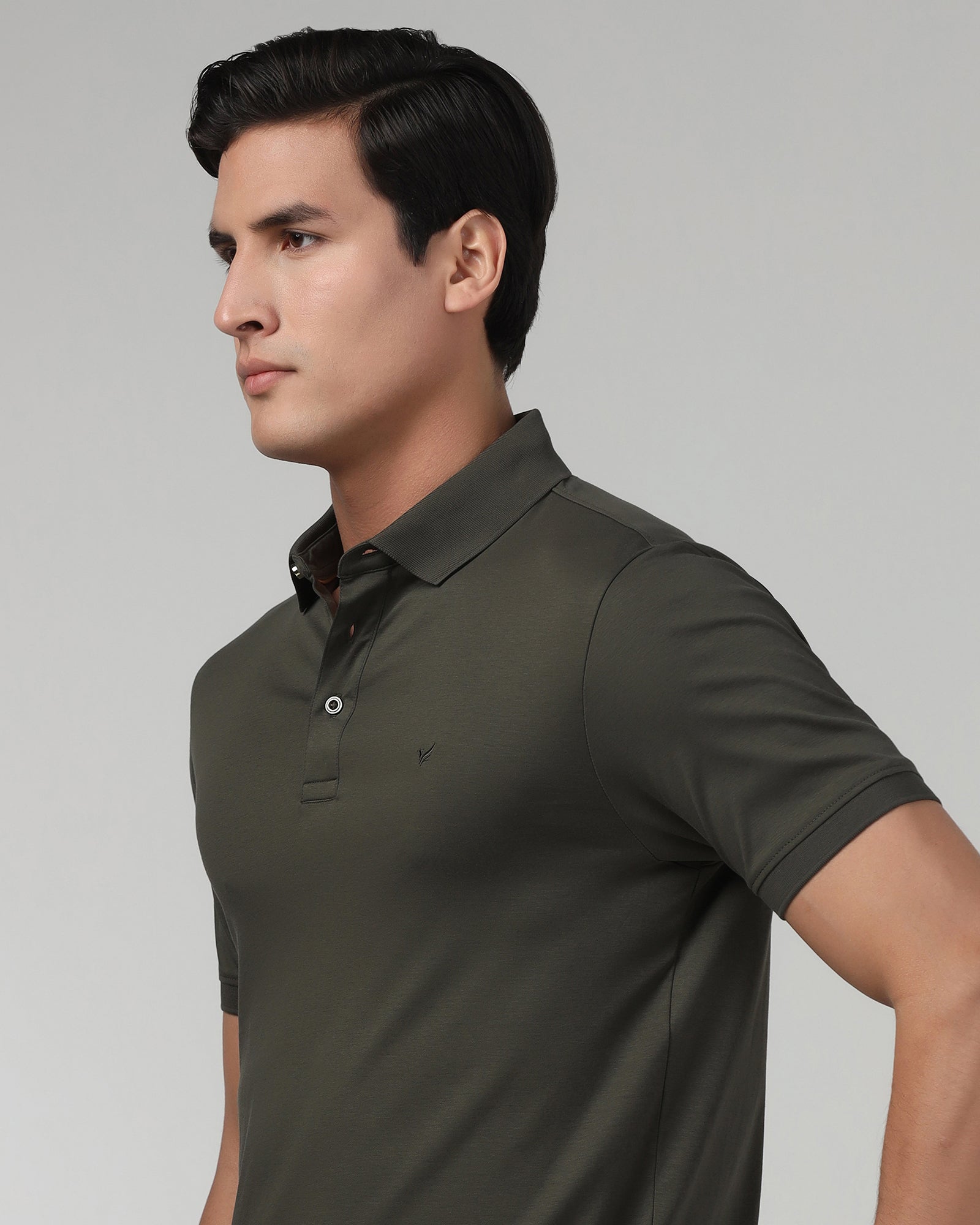 Kelp Luxe Solid Polo - Toll