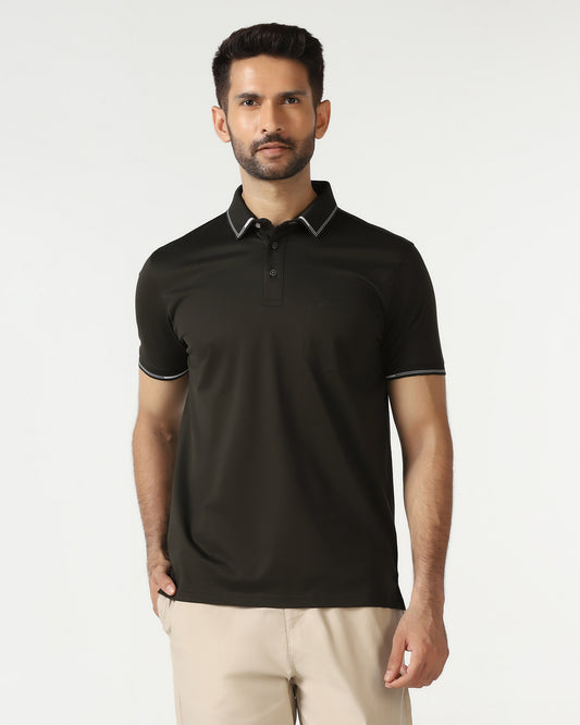 Kelp Solid Polo - Mond