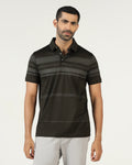 Kelp Stripe Polo - Tuck