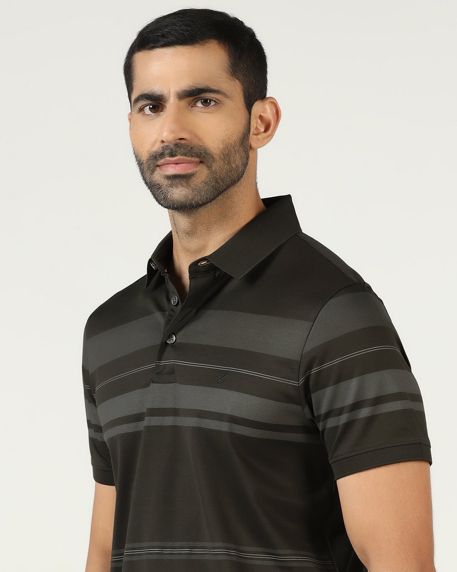 Kelp Stripe Polo - Tuck