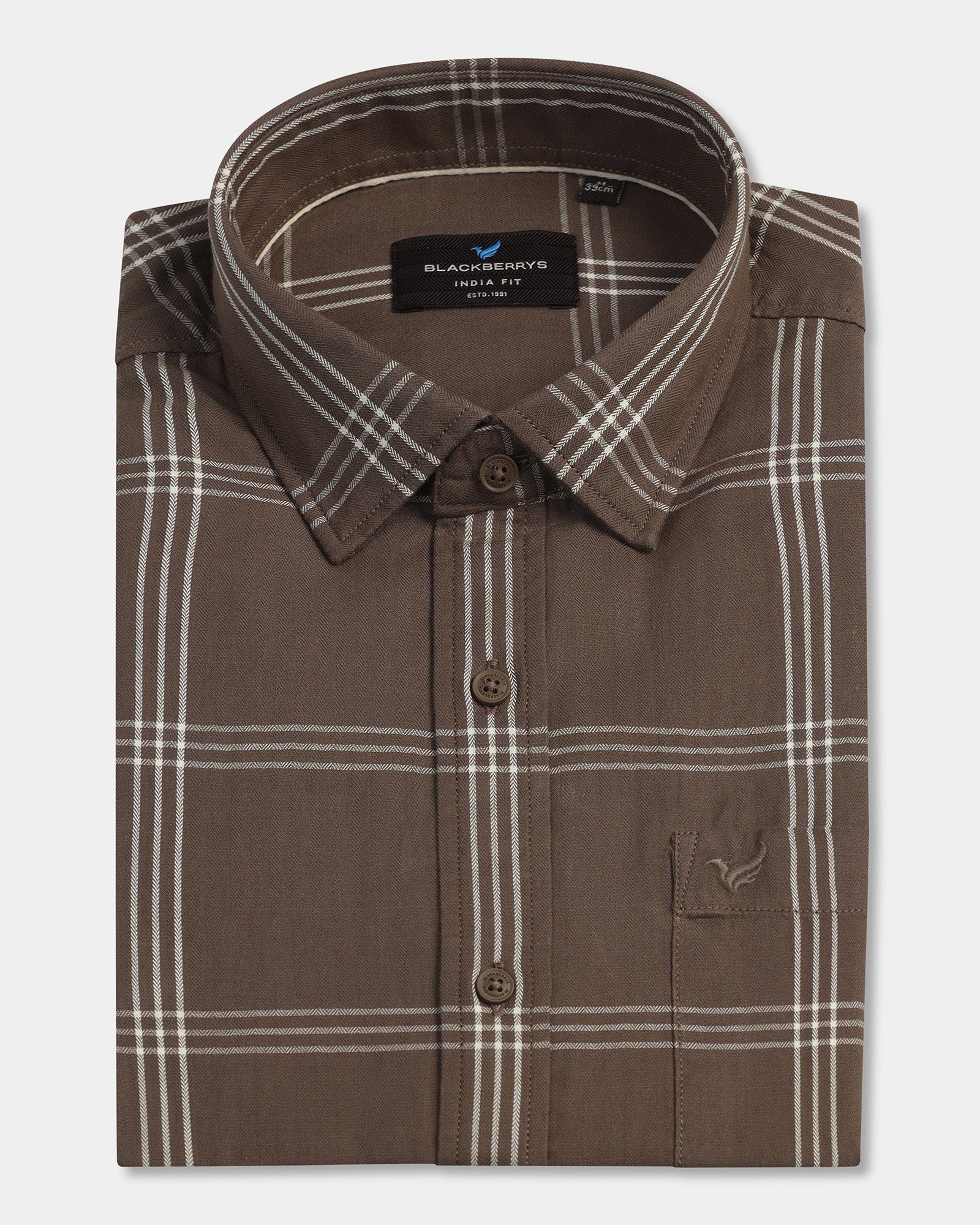 Khaki Check Shirt - Artem