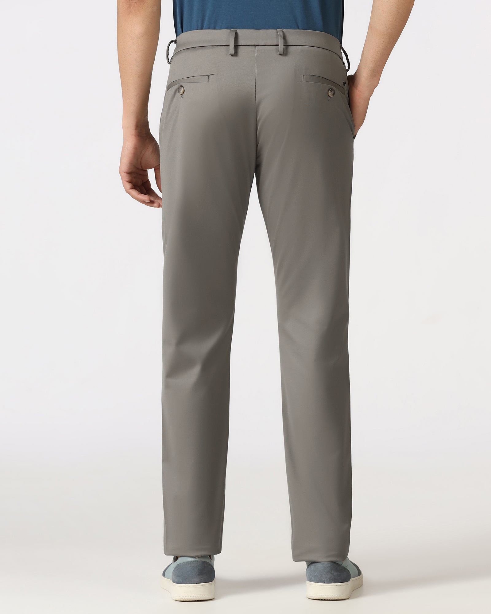 Khaki Non Iron Solid Khakis - Peter