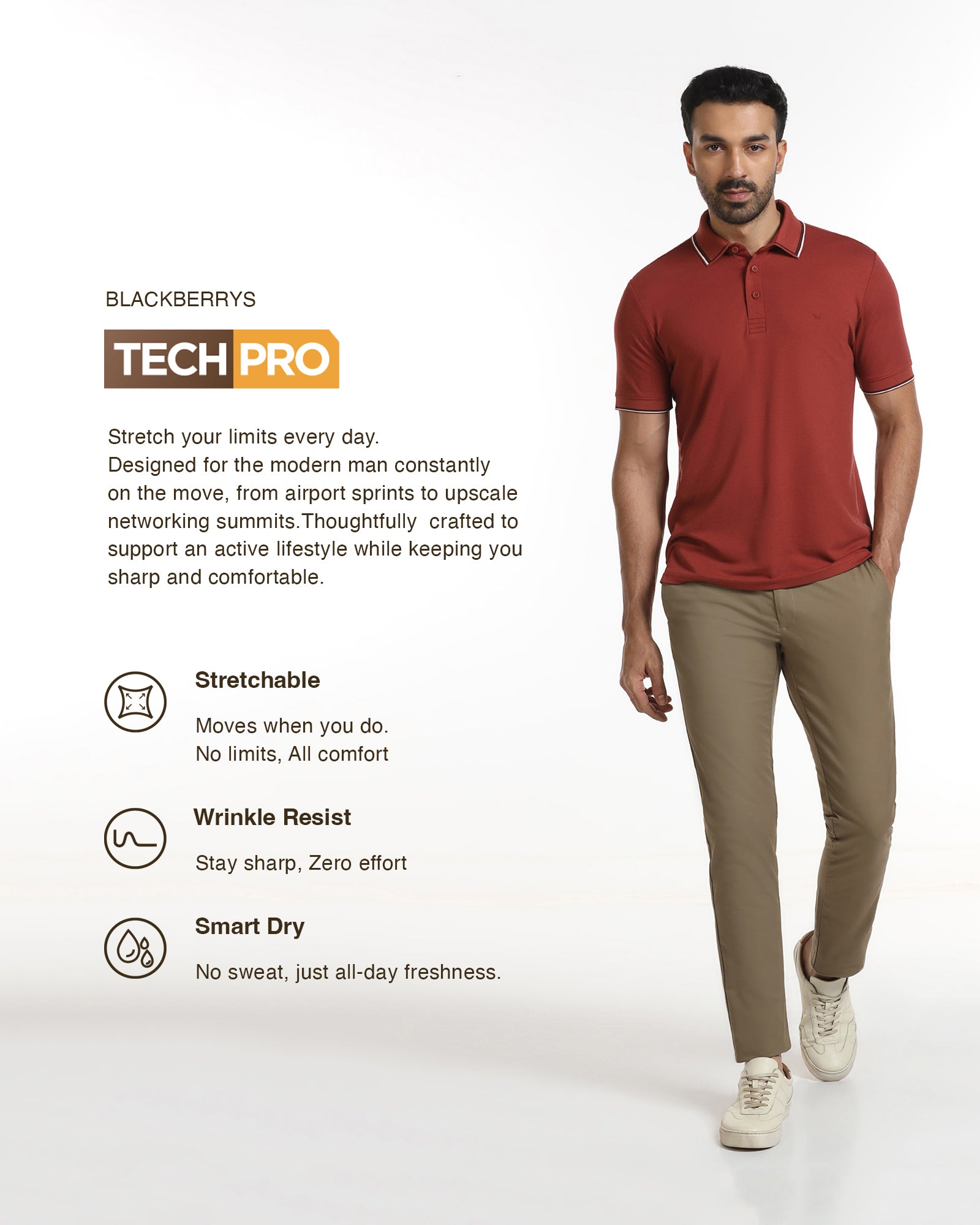 Khaki TechPro Textured Khakis - Rapid