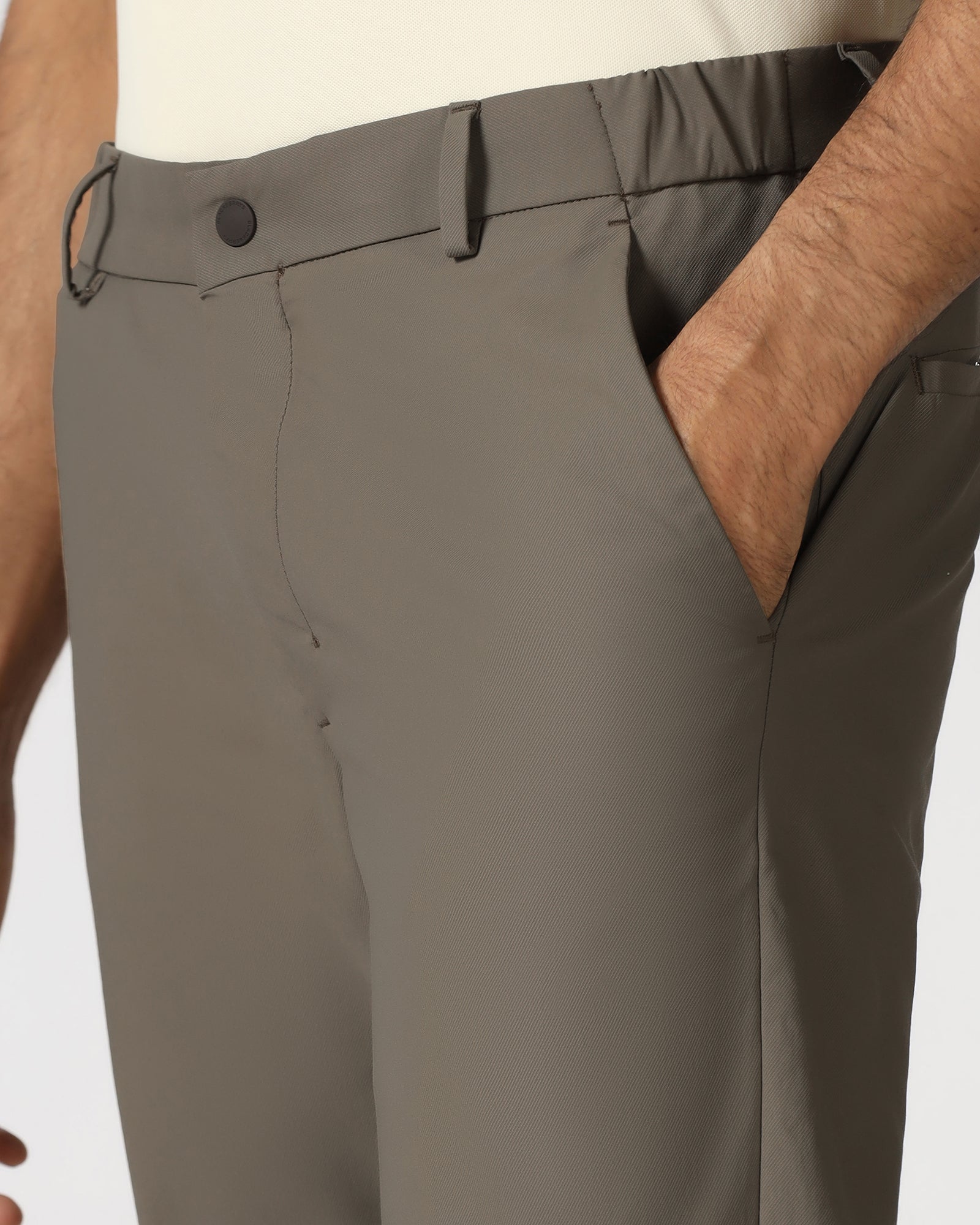 Khaki Techpro Textured Khakis - Ticino