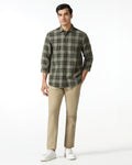 Khaki Textured Khakis - Kary