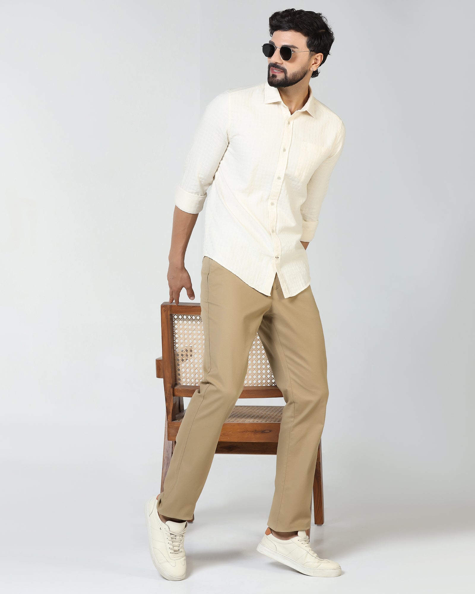 Khaki Textured Khakis - Murray