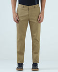 Khaki Textured Khakis - Wide