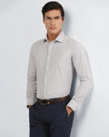 Lavender Non Iron Textured Shirt - Rise E