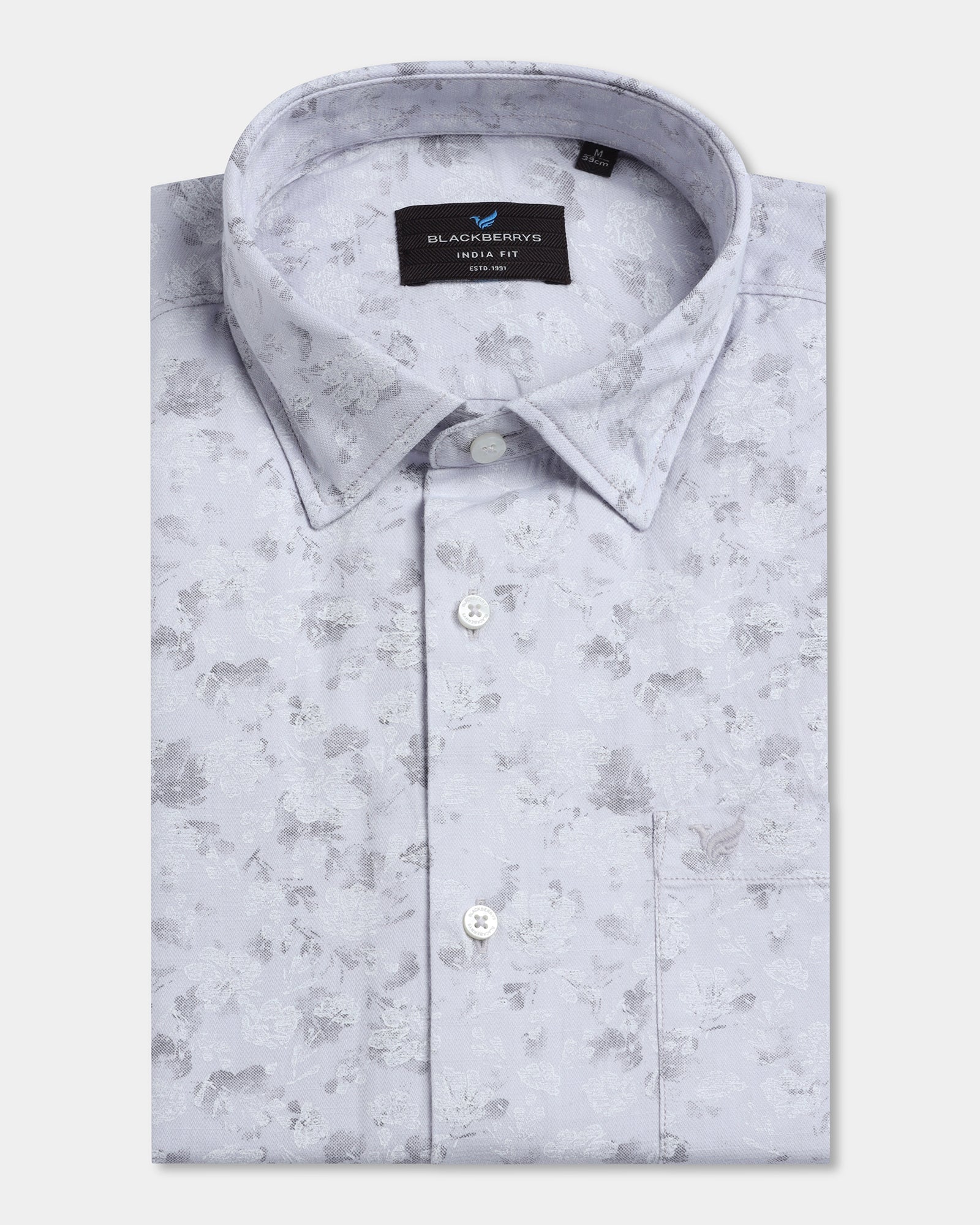 Lavender Printed Shirt - Rasol
