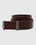 Leather Brown Solid Belt - New Philip - Blackberrys
