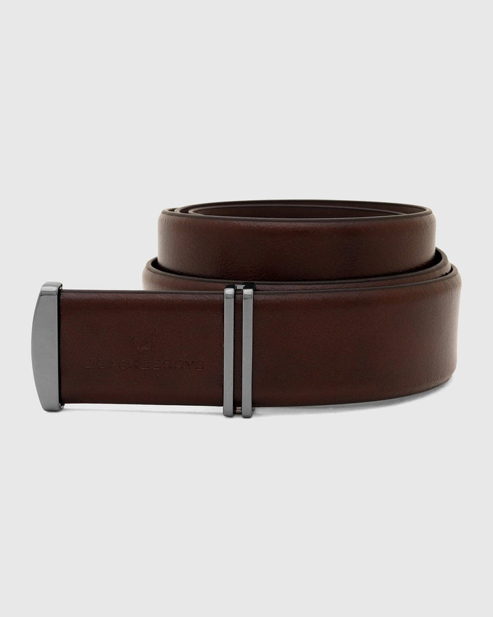 Leather Brown Solid Belt - New Philip