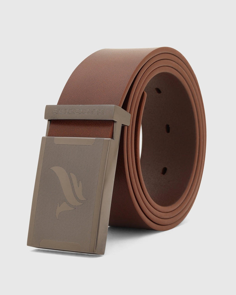 Leather Tan Solid Belt - Thyrion