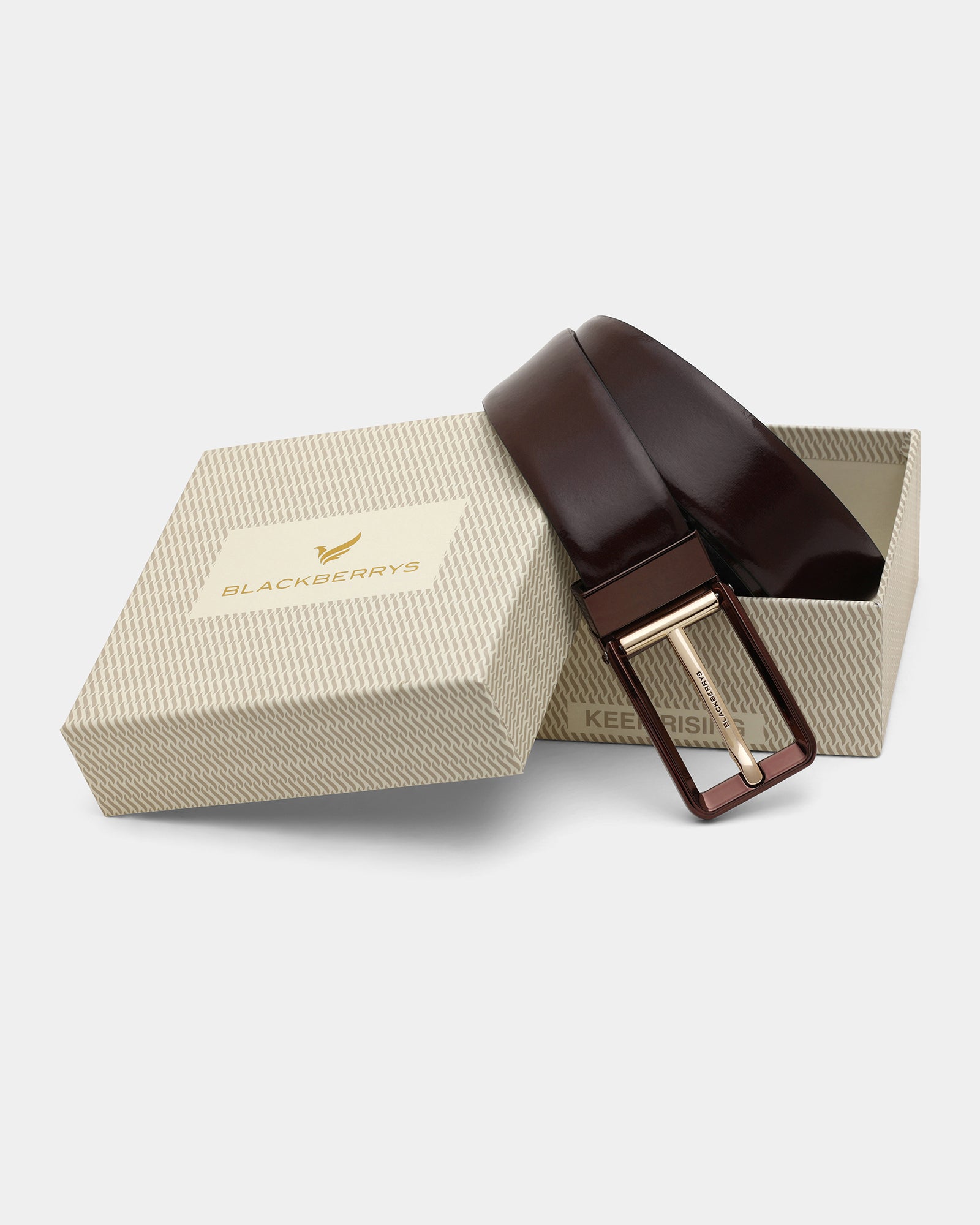 Leather Reversible Black & Brown Solid Belt - Ashdown