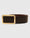 Leather Brown Textured Belt - 9Veran