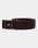 Leather Brown Textured Belt - Augussy