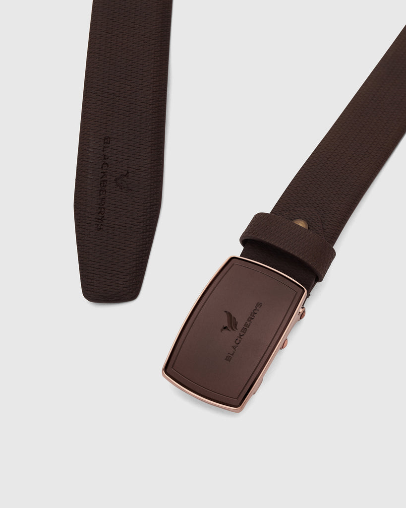 Leather Brown Textured Belt - Urseth