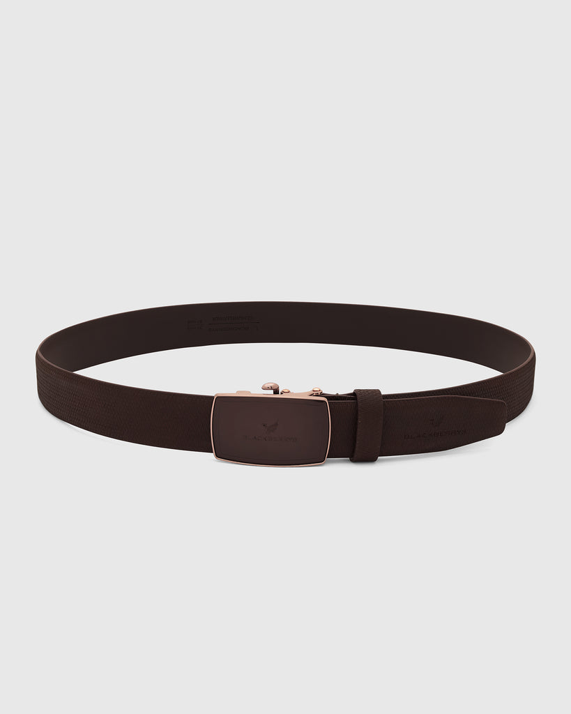 Leather Brown Textured Belt - Urseth