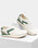 Leather Off White Solid Sneakers - Voro