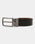 Leather Reversible Black & Tan Textured Belt - Azure