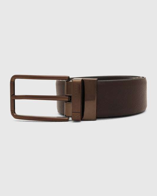 Leather Reversible Black & Brown Solid Belt - Vasil