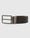 Leather Reversible Black & Brown Textured Belt - Vallen