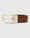 Leather Reversible Black & Tan Solid Belt - Valu