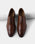 Leather Tan Solid Oxford Shoes - Advent